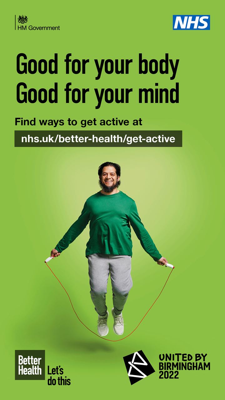 A man uses a skipping rope 'good for your body, good for your mind'
