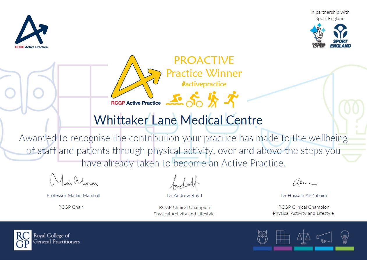Proactive Practice Winner Award